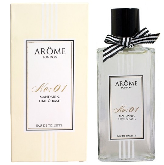 Arome No.1 Mandarin, Lime & Basil 100ml EDT Perfume For Her Glowii