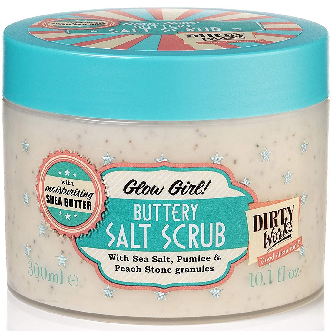 Dirty Works Buttery Salt Scrub 300g Shea Butter Glowii