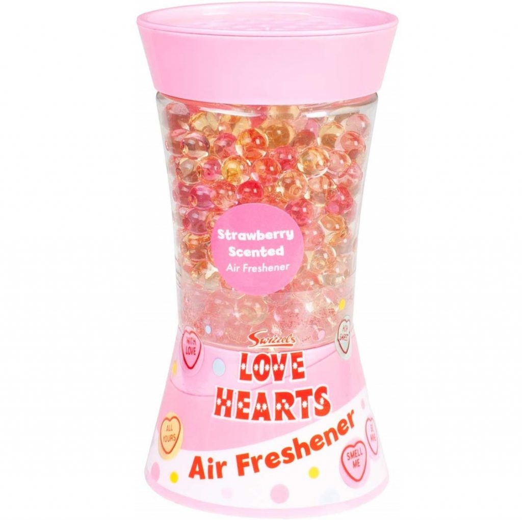 Swizzels Sweet Shop Gel Bead Air Freshener 150g Love Hearts Glowii